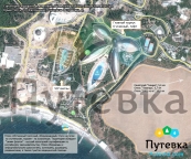 План-схема санаторно-курортного комплекса Мрия Резорт & Спа (Mriya Resort & Spa)