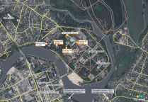 План-схема санатория Березовый Гай (Миргородкурорт)