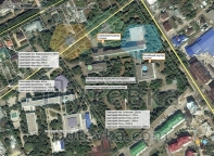 План-схема санатория Украина