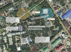План-схема санатория Вернер (бывш. «Украина»)